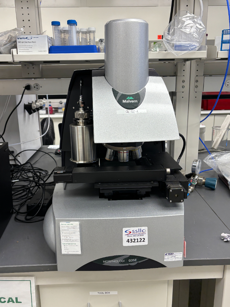 Image of Malvern Morphologi G3SE Particle Imaging System with Nikon Eclipse L200ND Microscope